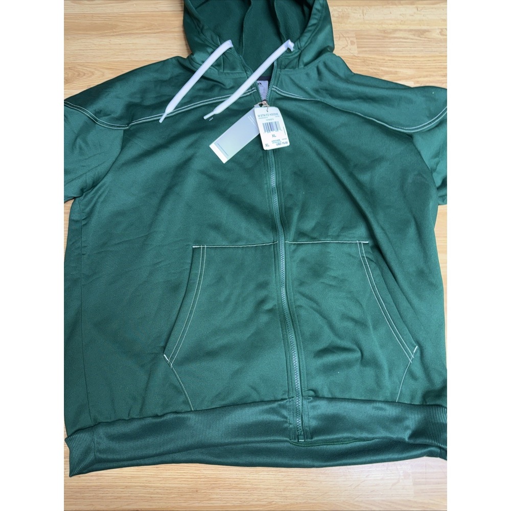 NEW adidas Stadium Mens Size XL Full Zip Hoodie JACKET HG7526 PRIMEGREEN STM FZ‎ - Picture 2 of 6